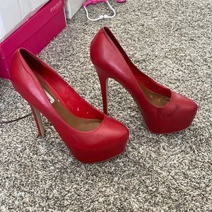Red Steve Madden High Heels